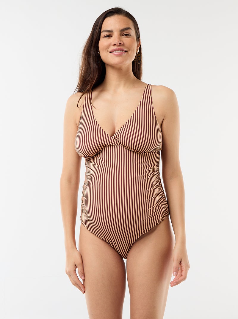 Costume da bagno intero premaman stampato Rosso - Kiabi