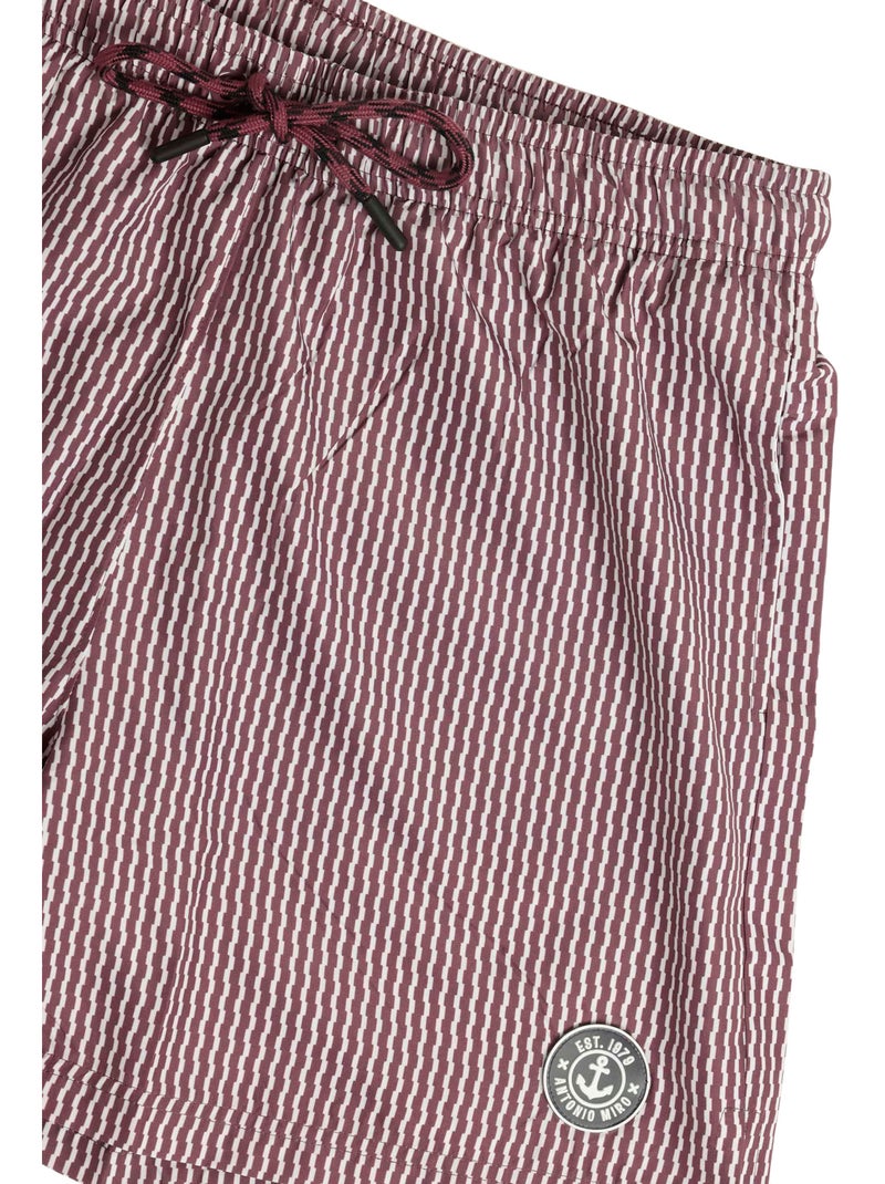 Costume da bagno Iwa ANTONIO MIRO da uomo Bordeaux - Kiabi