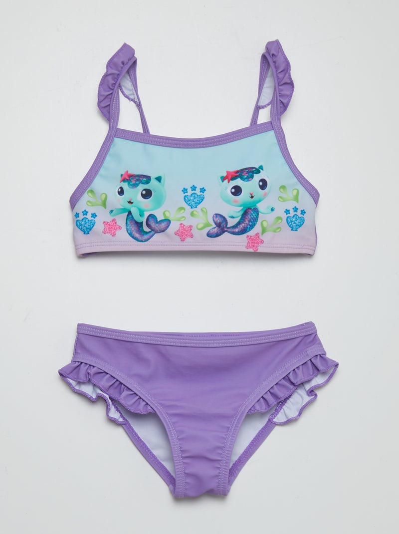 Costume da bagno 'La casa delle bambole di Gabby' - 2 pezzi VIOLA - Kiabi