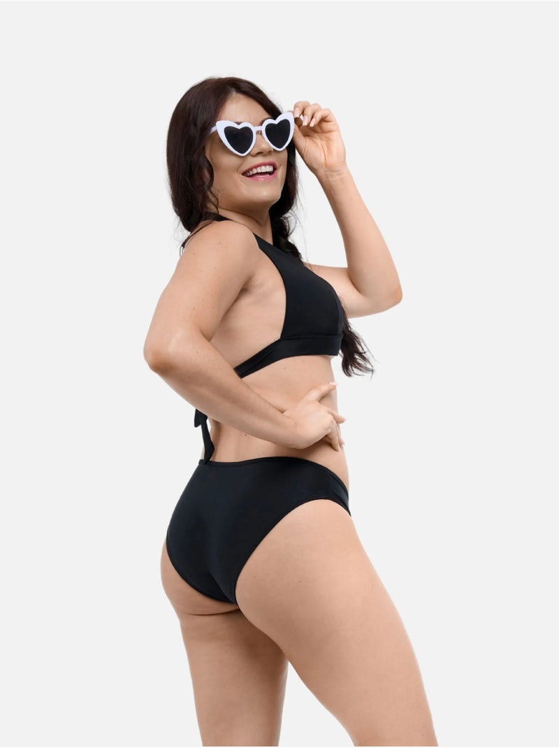 Costume da Bagno Mestruale - Bikini - Donna e Ragazza - Flusso Medio - Eva Nero - Kiabi