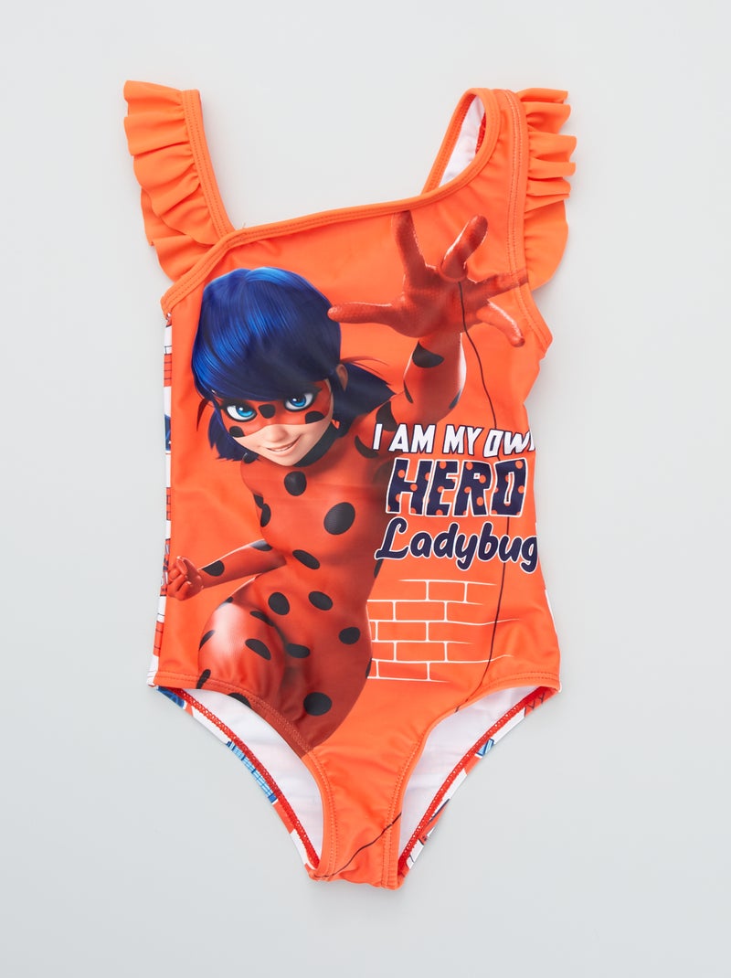 Costume da bagno 'Miraculous Lady bug' - Costume intero rosso - Kiabi