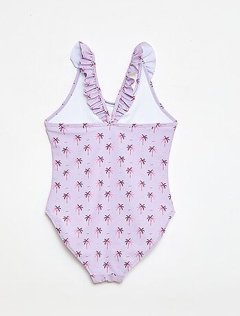 Costume da bagno motivo all-over tropicale