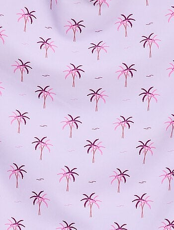 Costume da bagno motivo all-over tropicale