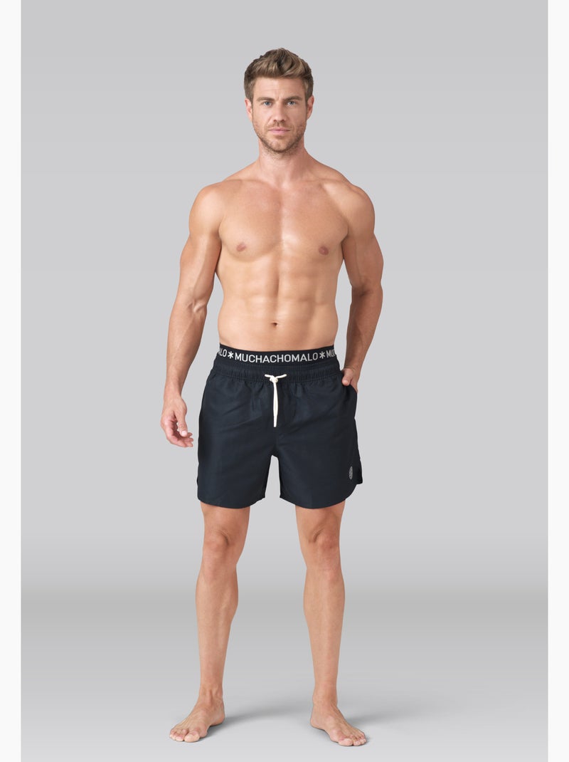 Costume da bagno Muchachomalo con boxer coordinato Nero - Kiabi