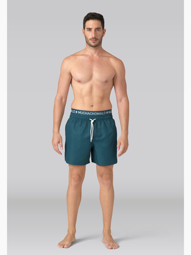 Costume da bagno Muchachomalo con boxer coordinato Verde - Kiabi