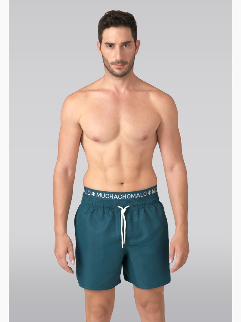 Costume da bagno Muchachomalo con boxer coordinato Verde - Kiabi