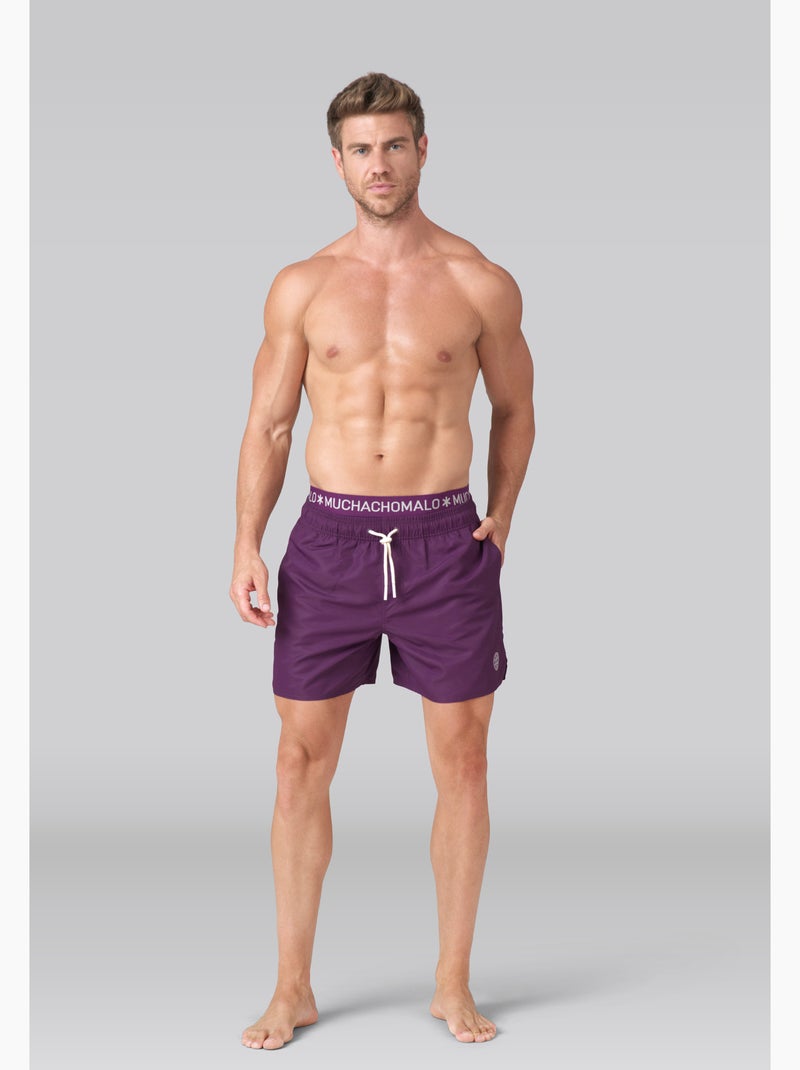 Costume da bagno Muchachomalo con boxer coordinato Viola - Kiabi