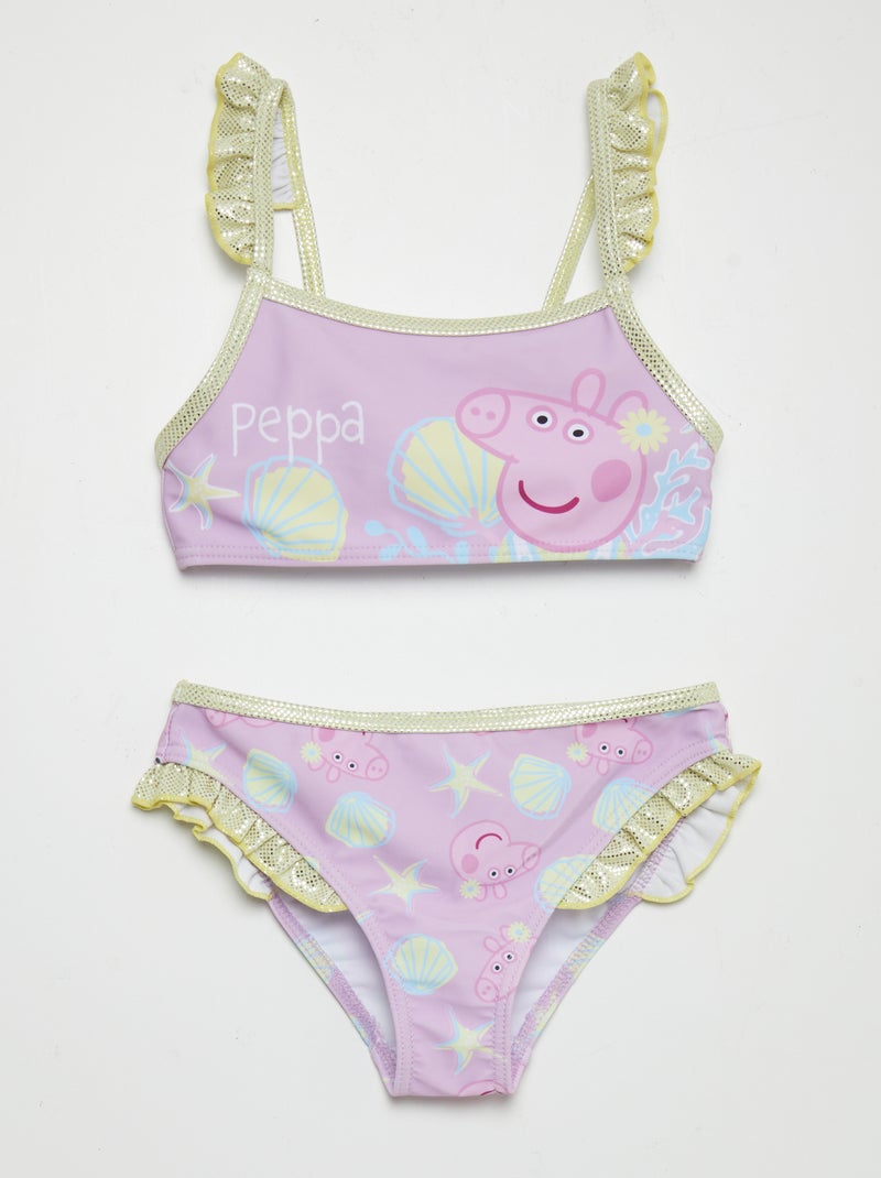 Costume da bagno 'Peppa Pig' - 2 pezzi VIOLA - Kiabi