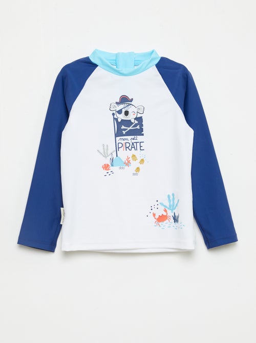 Costume da bagno 'Petit Béguin' 2 pezzi T-shirt + boxer - Kiabi