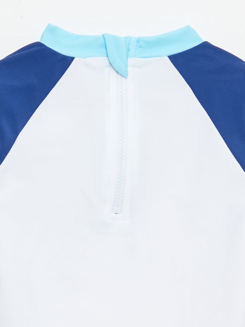 Costume da bagno 'Petit Béguin' 2 pezzi T-shirt + boxer Blu - Kiabi