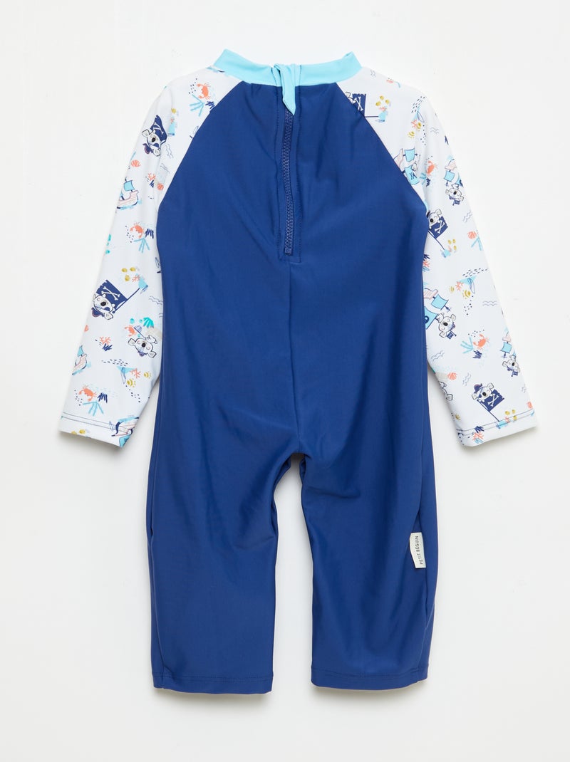 Costume da bagno 'Petit Béguin' 2 pezzi T-shirt + boxer Blu - Kiabi