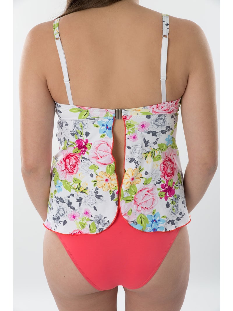 Costume da bagno premaman anti-UV RIMINI 'Bogema' Blu Bianco - Kiabi