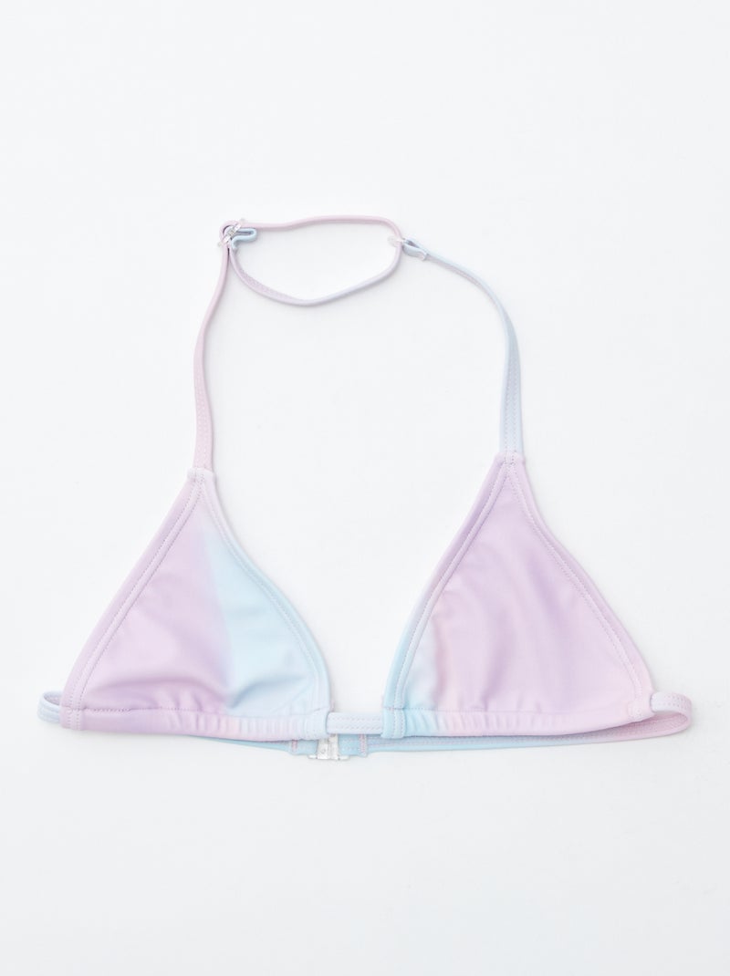 Costume da bagno reggiseno brassière + slip - 2 pezzi VIOLA - Kiabi