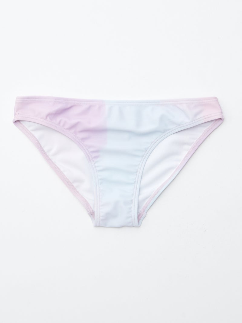 Costume da bagno reggiseno brassière + slip - 2 pezzi VIOLA - Kiabi
