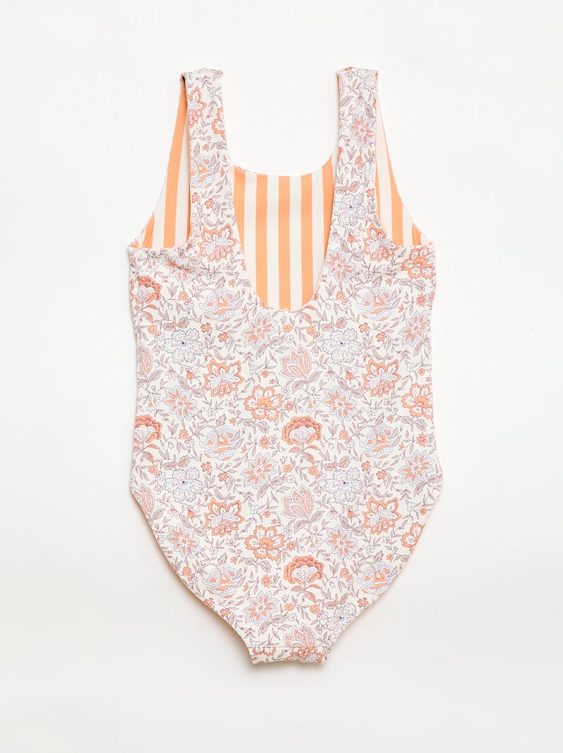 Costume da bagno reversibile Bianco - Kiabi