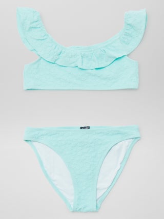 Costume da bagno ricamato - 2 pezzi