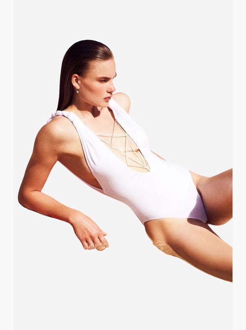 Costume da bagno rita con dettaglio intrecciato sulle spalle collezione masur penti - Kiabi Costume da bagno rita con dettaglio intrecciato sulle spalle collezione masur penti - Kiabi