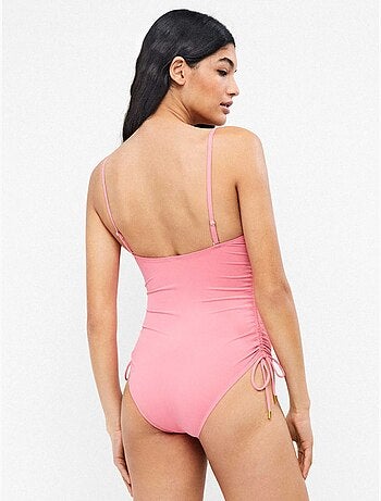 Costume da bagno senza ferretto scollatura a fascia