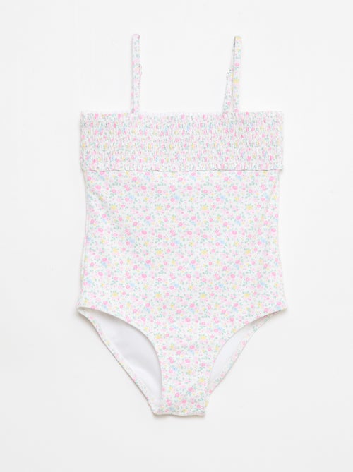 Costume da bagno smock con scrunchie - Kiabi