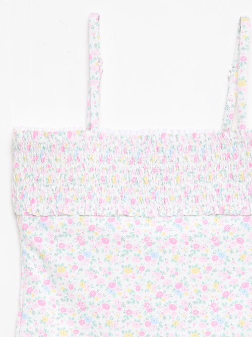 Costume da bagno smock con scrunchie - Kiabi