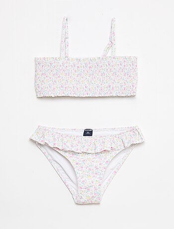 Costume da bagno smock floreale - 2 pezzi