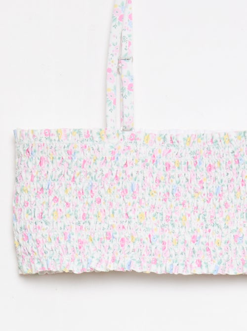 Costume da bagno smock floreale - 2 pezzi - Kiabi