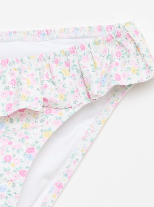 Costume da bagno smock floreale - 2 pezzi - Kiabi