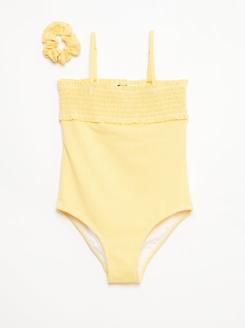 Costume da bagno smock + scrunchie - 1 pezzo - Kiabi