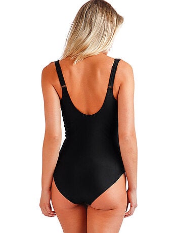 Costume da bagno snellente a righe curve da donna ADMAS