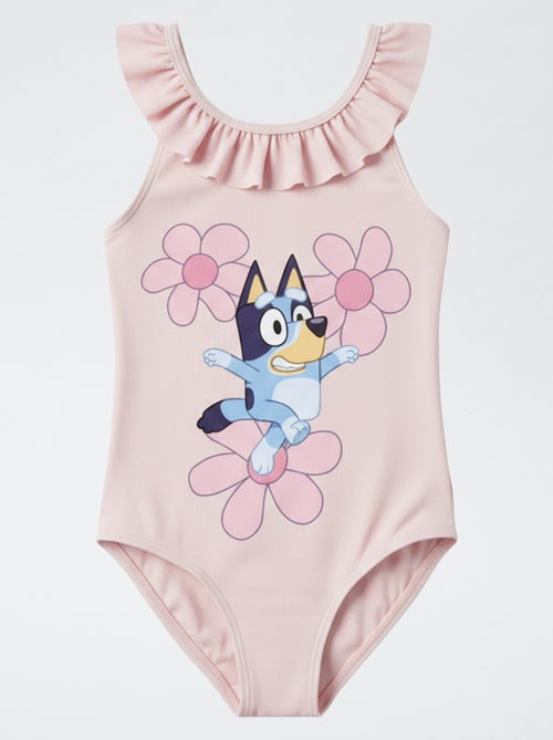 Costume da bagno stampato 'Bluey' con volant - Kiabi