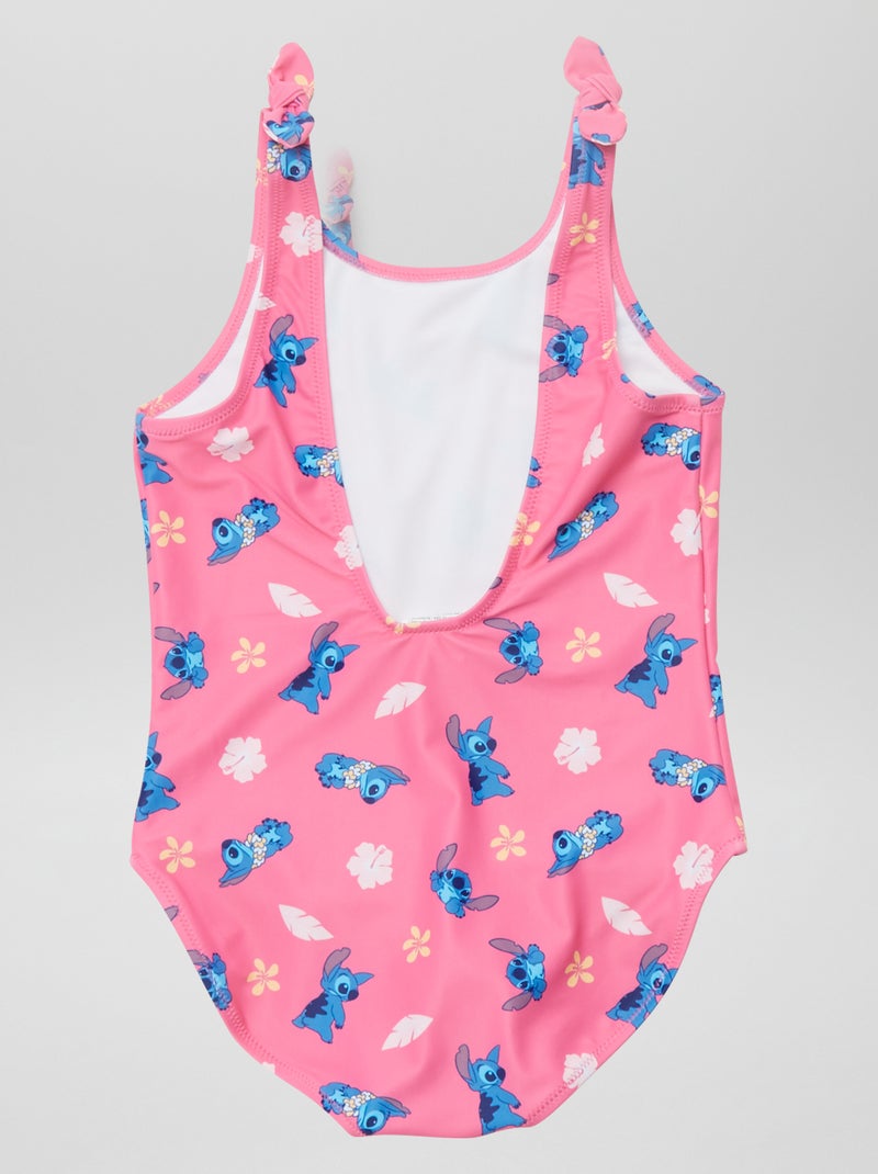 Costume da bagno 'Stitch' - Intero ROSA - Kiabi