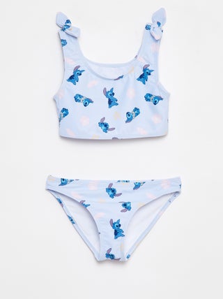 Costume da bagno 'Stitch Disney' con fiocchi decorativi - 2 pezzi