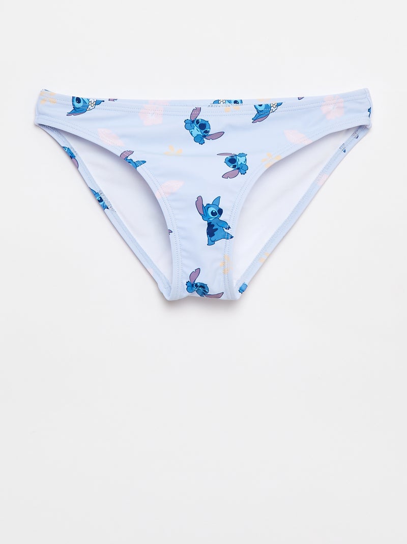 Costume da bagno 'Stitch Disney' con fiocchi decorativi - 2 pezzi BLU - Kiabi