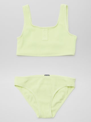 Costume da bagno tinta unita - 2 pezzi