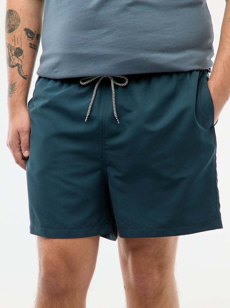 Costume da bagno tinta unita Blu - Kiabi