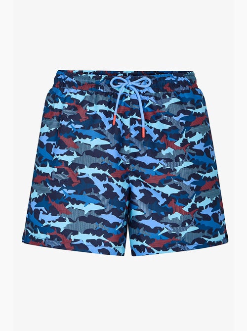 Costume da bagno uomo a righe con motivo pesce penti - Kiabi