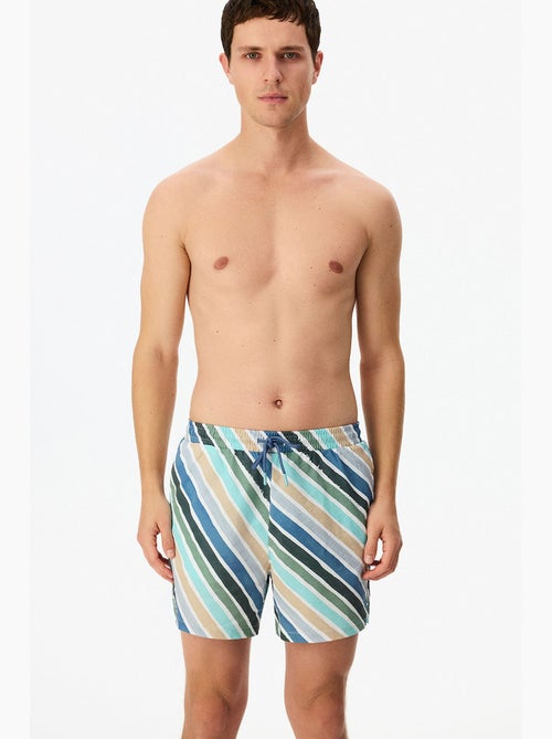 Costume da bagno uomo a righe cros line penti - Kiabi Costume da bagno uomo a righe cros line penti - Kiabi