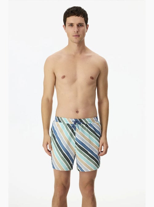 Costume da bagno uomo a righe cros line penti - Kiabi Costume da bagno uomo a righe cros line penti - Kiabi