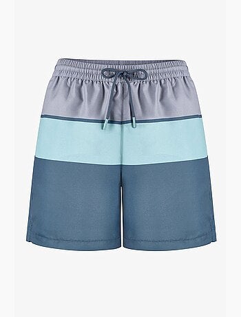 Costume da bagno uomo mindful colour block a righe penti