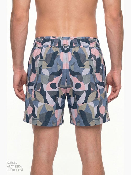 Costume da bagno uomo mindfulness pattern penti - Kiabi
