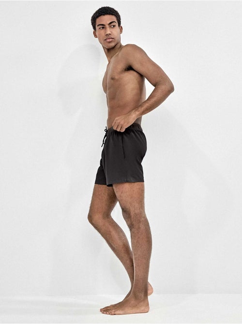 Costume da bagno uomo nero liscio - Kiabi Costume da bagno uomo nero liscio - Kiabi