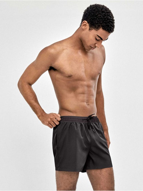 Costume da bagno uomo nero liscio - Kiabi Costume da bagno uomo nero liscio - Kiabi