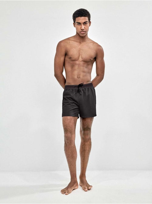 Costume da bagno uomo nero liscio - Kiabi Costume da bagno uomo nero liscio - Kiabi