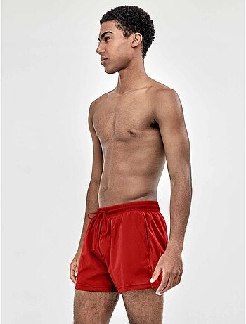 Costume da bagno uomo nero liscio