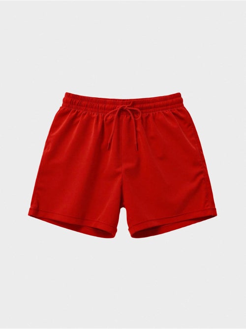 Costume da bagno uomo nero liscio - Kiabi