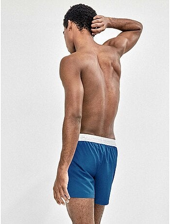 Costume da bagno uomo tinta unita blu