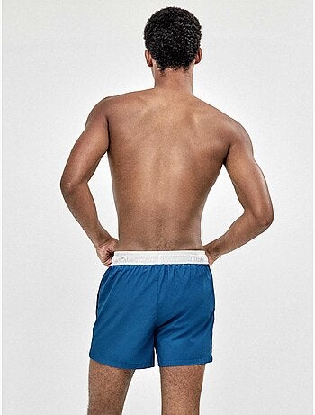 Costume da bagno uomo tinta unita blu