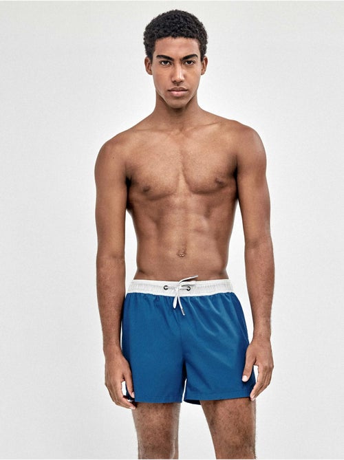 Costume da bagno uomo tinta unita blu - Kiabi Costume da bagno uomo tinta unita blu - Kiabi