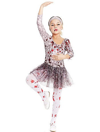 Costume da ballerina zombie con copricapo
