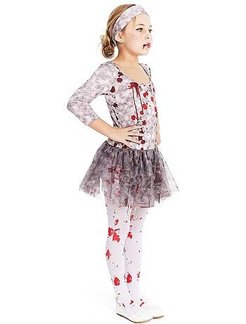 Costume da ballerina zombie con copricapo